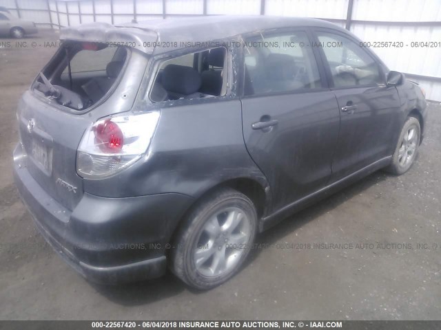 2T1LR30E46C555645 - 2006 TOYOTA COROLLA MATRIX XR GRAY photo 4