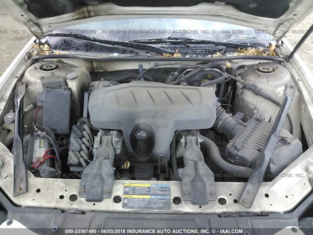 2G2WP552361285565 - 2006 PONTIAC GRAND PRIX WHITE photo 10