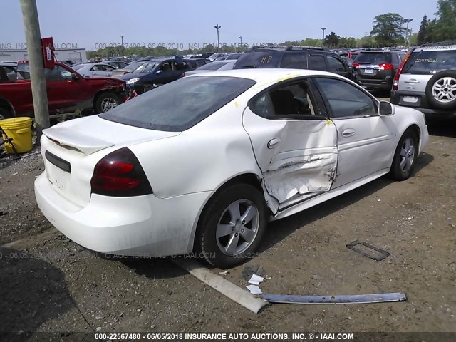 2G2WP552361285565 - 2006 PONTIAC GRAND PRIX WHITE photo 4
