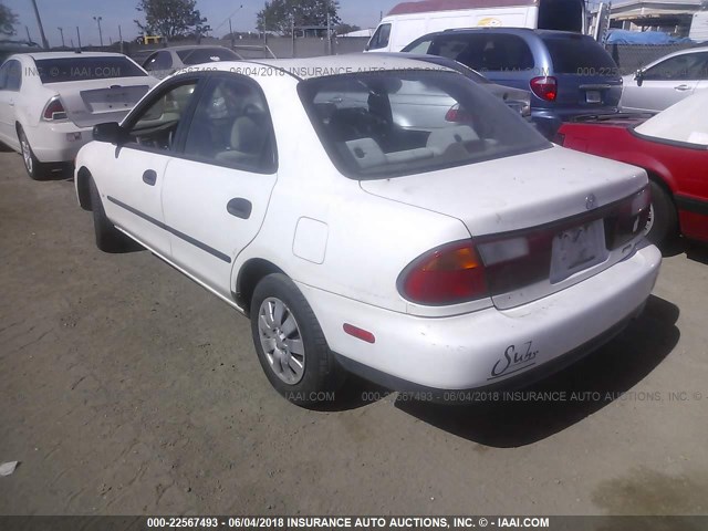 JM1BC1412W0192717 - 1998 MAZDA PROTEGE DX/LX/ES WHITE photo 3