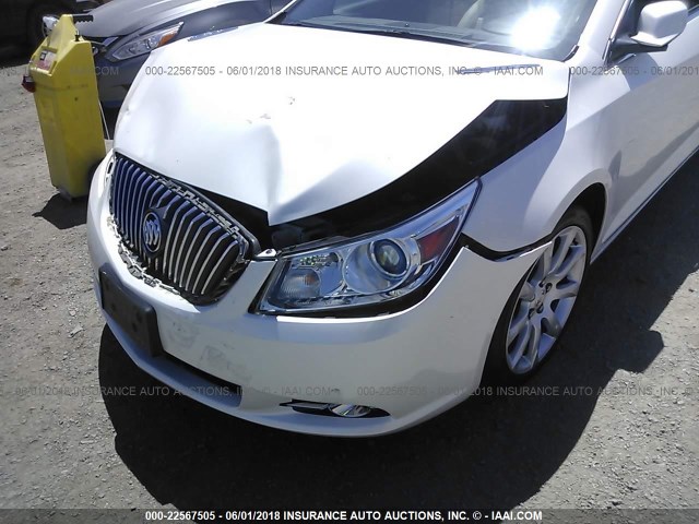 1G4GJ5G33DF195664 - 2013 BUICK LACROSSE TOURING WHITE photo 6