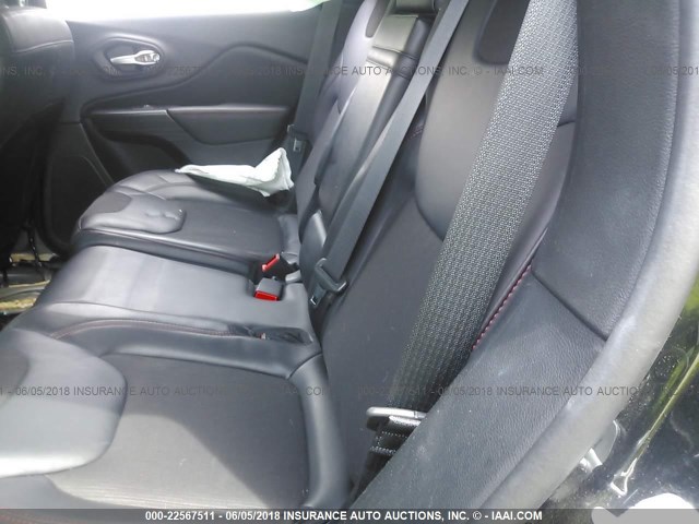 1C4PJMBS4GW337697 - 2016 JEEP CHEROKEE TRAILHAWK 黑色 照片 8