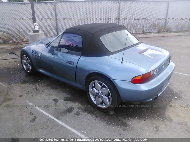 4USCH7323WLE07245 - 1998 BMW Z3 1.9 BLUE photo 3