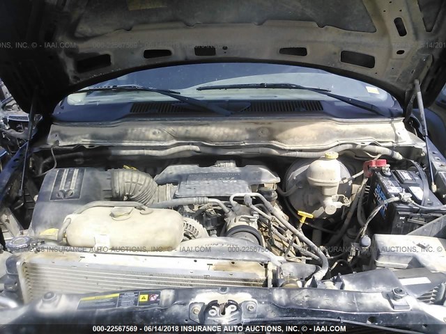 1D7KU28D14J118676 - 2004 DODGE RAM 2500 ST/SLT 黑色 照片 10
