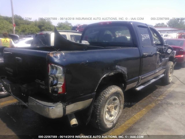 1D7KU28D14J118676 - 2004 DODGE RAM 2500 ST/SLT 黑色 照片 4