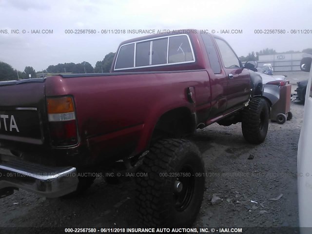 JT4RN13P6P6051873 - 1993 TOYOTA PICKUP 1/2 TON EX LONG WHLBSE DX RED photo 6