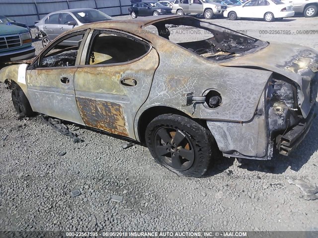 2G2WP552961183204 - 2006 PONTIAC GRAND PRIX SILVER photo 3