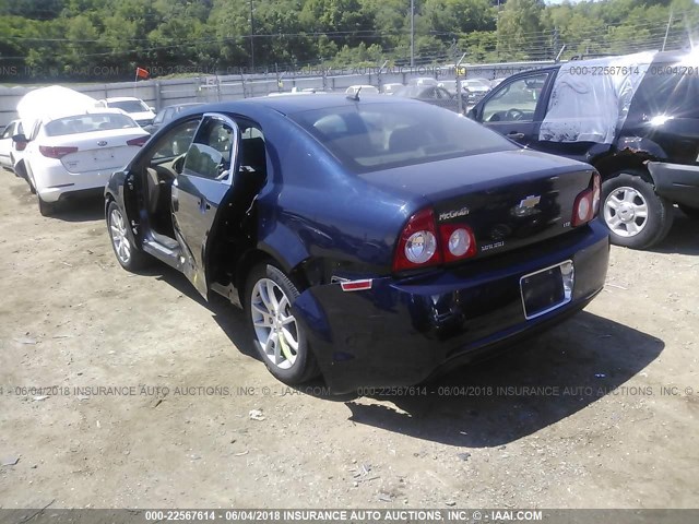 1G1ZK57B19F194367 - 2009 CHEVROLET MALIBU LTZ BLUE photo 3