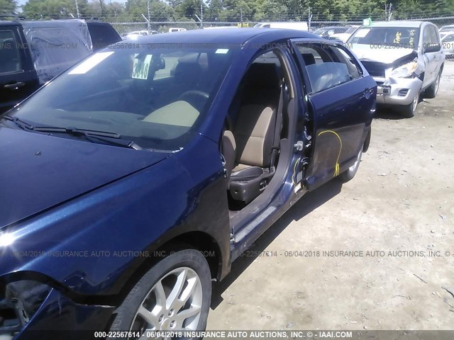 1G1ZK57B19F194367 - 2009 CHEVROLET MALIBU LTZ BLUE photo 6