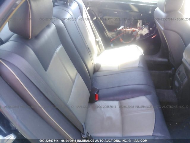 1G1ZK57B19F194367 - 2009 CHEVROLET MALIBU LTZ BLUE photo 8