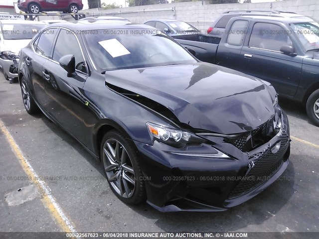 JTHBF1D25E5033514 - 2014 LEXUS IS 250 BLACK photo 1