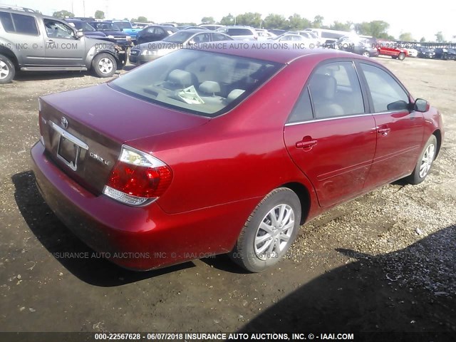 4T1BE32K85U413936 - 2005 TOYOTA CAMRY LE/XLE/SE 栗色 照片 4