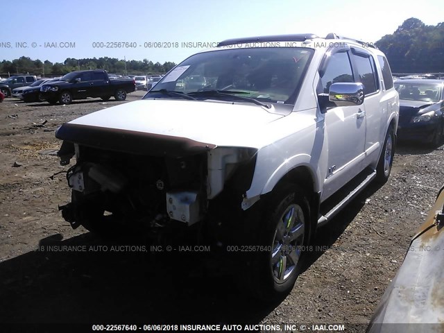 5N1AA08C79N605287 - 2009 NISSAN ARMADA SE/LE WHITE photo 6