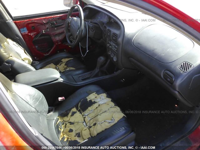 1G2WP52K2VF224736 - 1997 PONTIAC GRAND PRIX GT RED photo 5