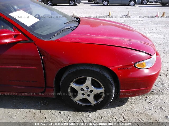 1G2WP52K2VF224736 - 1997 PONTIAC GRAND PRIX GT RED photo 6