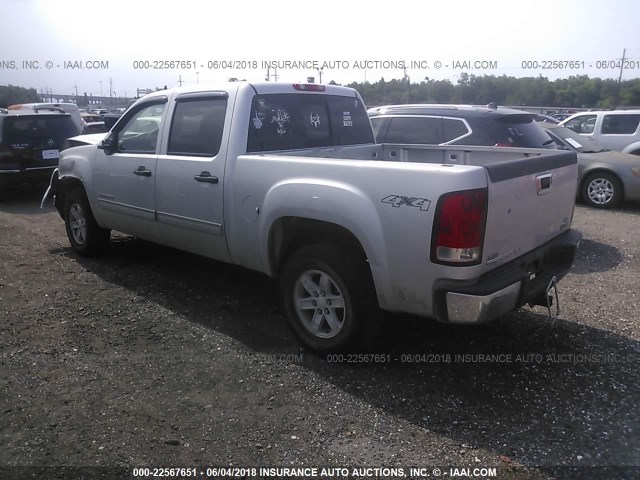 3GTP2VE34BG116261 - 2011 GMC SIERRA K1500 SLE SILVER photo 3