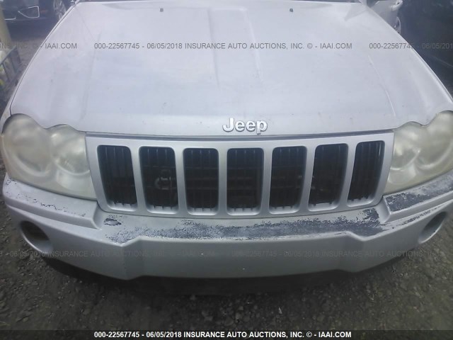 1J8GR48K17C534398 - 2007 JEEP GRAND CHEROKEE LAREDO/COLUMBIA/FREEDOM SILVER photo 10