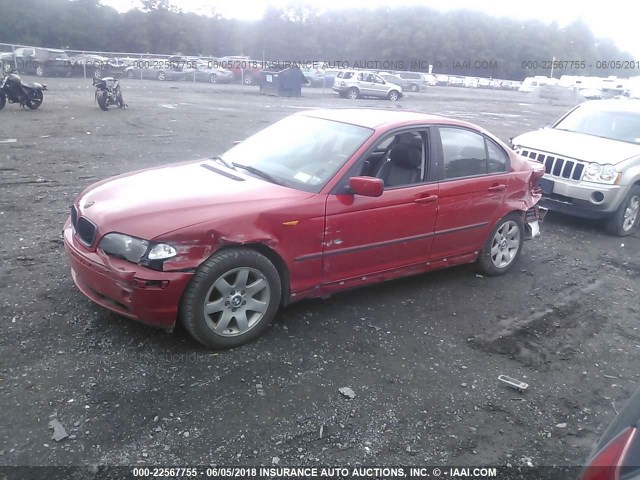 WBAAZ33424KP90466 - 2004 BMW 325 IS SULEV RED photo 2