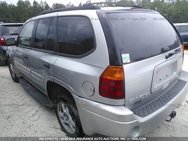 1GKDS13S242224030 - 2004 GMC ENVOY SILVER photo 3