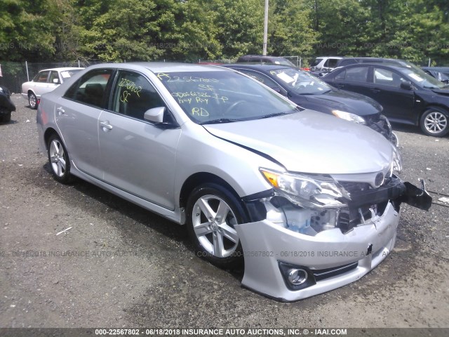 4T1BF1FK2CU081632 - 2012 TOYOTA CAMRY SE/LE/XLE SILVER photo 1