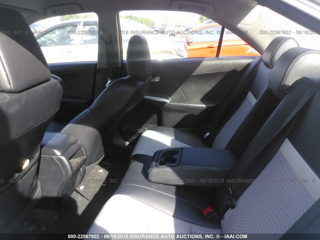 4T1BF1FK2CU081632 - 2012 TOYOTA CAMRY SE/LE/XLE SILVER photo 8