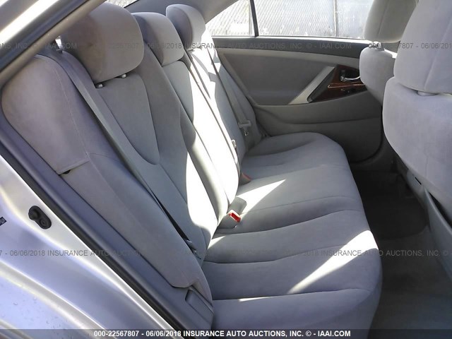 4T1BF3EK5AU054516 - 2010 TOYOTA CAMRY SE/LE/XLE 银色 照片 8