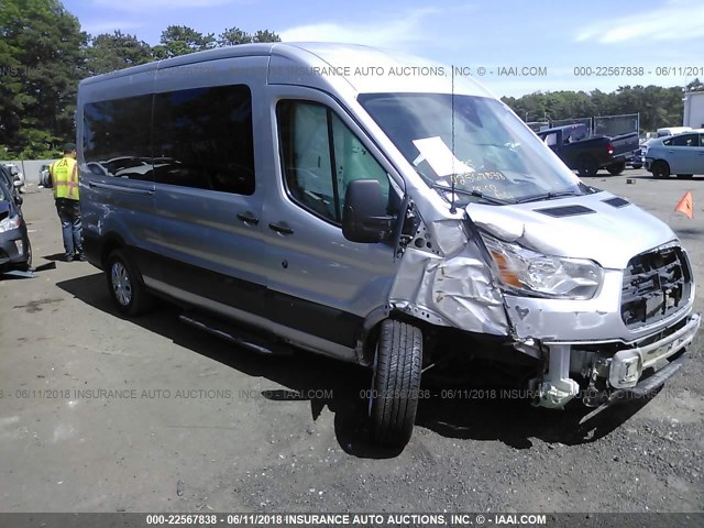 1FBAX2CG5FKA75640 - 2015 FORD TRANSIT T-350 ვერცხლისფერი ფოტო 1