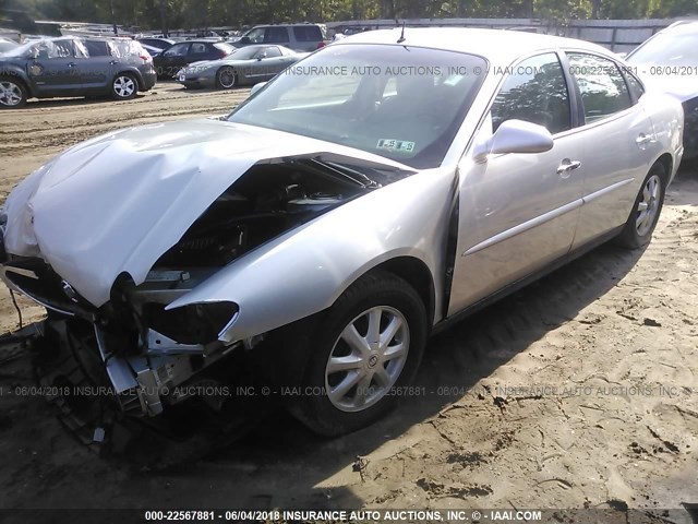 2G4WC532051352613 - 2005 BUICK LACROSSE CX SILVER photo 2