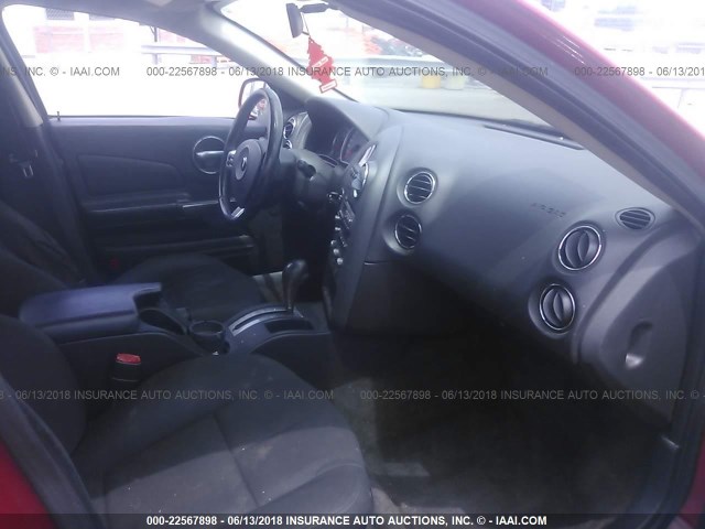 2G2WP552271219428 - 2007 PONTIAC GRAND PRIX RED photo 5