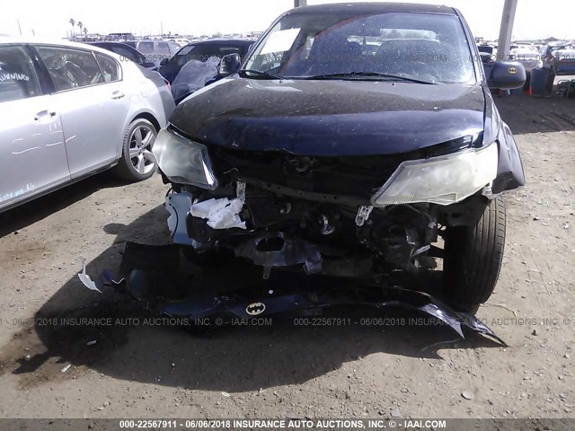 JA4LS21W28Z005840 - 2008 MITSUBISHI OUTLANDER ES შავი ფოტო 6