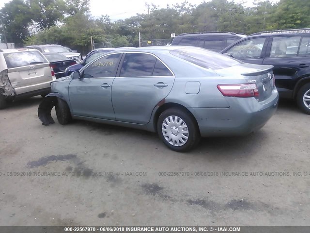 4T1BE46K77U664935 - 2007 TOYOTA CAMRY NEW GENERAT CE/LE/XLE/SE GREEN photo 3