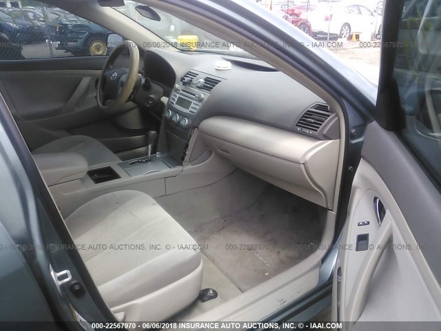 4T1BE46K77U664935 - 2007 TOYOTA CAMRY NEW GENERAT CE/LE/XLE/SE GREEN photo 5