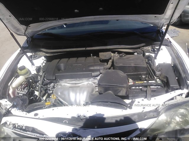 4T1BF3EK2BU620231 - 2011 TOYOTA CAMRY SE/LE/XLE WHITE photo 10