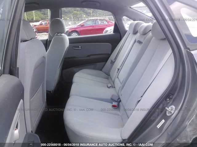 KMHDU46D29U593837 - 2009 HYUNDAI ELANTRA GLS/SE GRAY photo 8