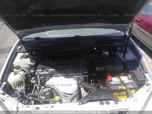 4T1BE32K14U328399 - 2004 TOYOTA CAMRY LE/XLE/SE 银色 照片 10