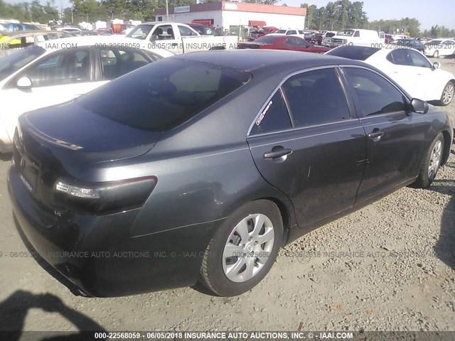 4T1BE46K27U707738 - 2007 TOYOTA CAMRY NEW GENERAT CE/LE/XLE/SE GRAY photo 4