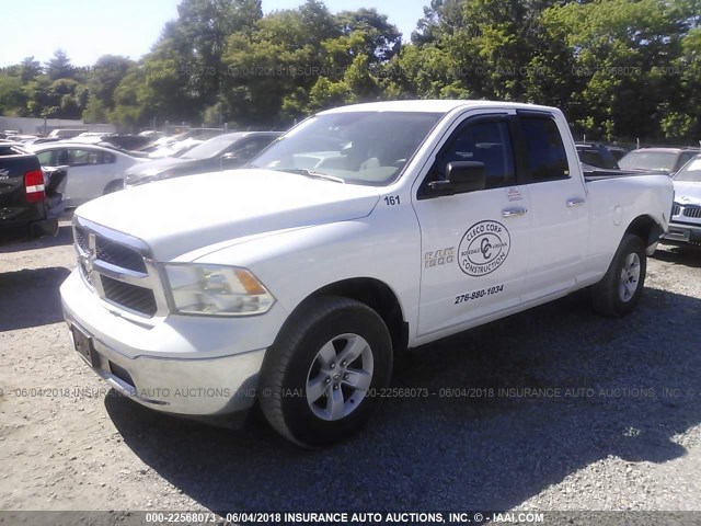 1C6RR7GGXGS228540 - 2016 RAM 1500 SLT WHITE photo 2