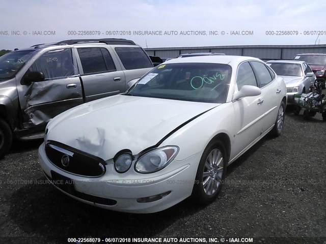 2G4WE587271240722 - 2007 BUICK LACROSSE CXS WHITE photo 2