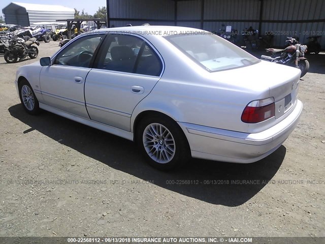 WBADT634X1CF05599 - 2001 BMW 530 I AUTOMATIC SILVER photo 3