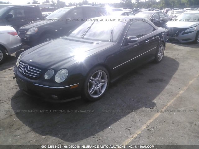 WDBPJ75J86A046926 - 2006 MERCEDES-BENZ CL 500 BLACK photo 2