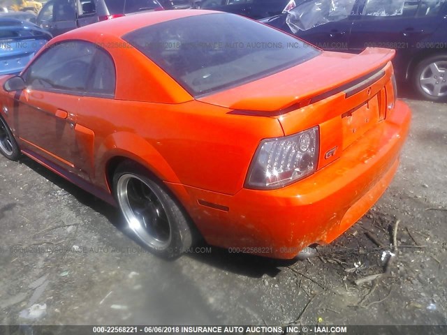1FAFP42X74F178651 - 2004 FORD MUSTANG GT ORANGE photo 3