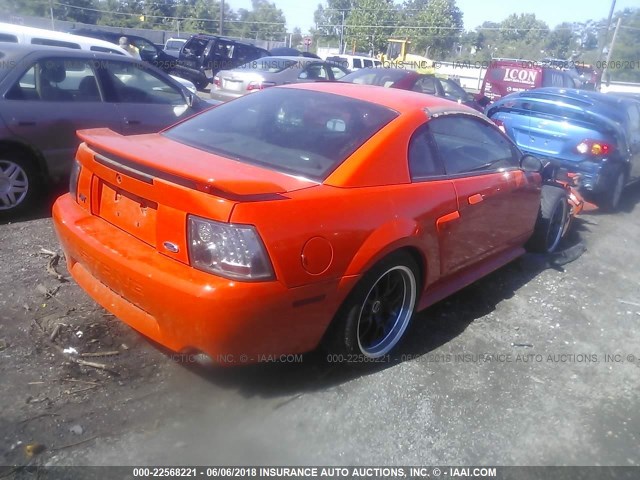 1FAFP42X74F178651 - 2004 FORD MUSTANG GT ORANGE photo 4