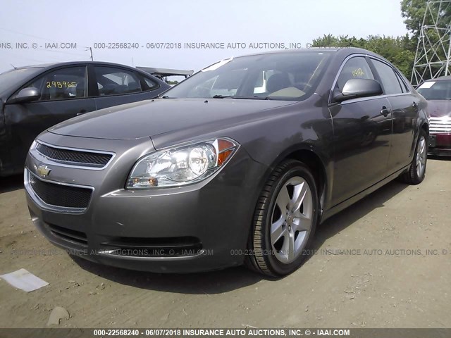 1G1ZA5EU3BF180595 - 2011 CHEVROLET MALIBU LS ოქროსფერი ფოტო 2