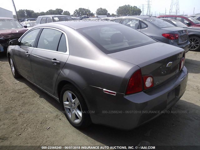 1G1ZA5EU3BF180595 - 2011 CHEVROLET MALIBU LS ოქროსფერი ფოტო 3