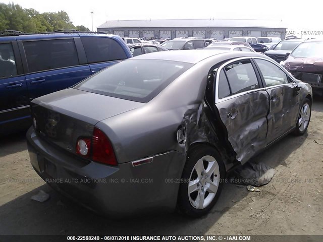 1G1ZA5EU3BF180595 - 2011 CHEVROLET MALIBU LS ოქროსფერი ფოტო 4