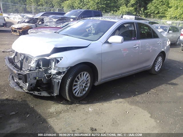 4T1BE46K78U204689 - 2008 TOYOTA CAMRY CE/LE/XLE/SE SILVER photo 2
