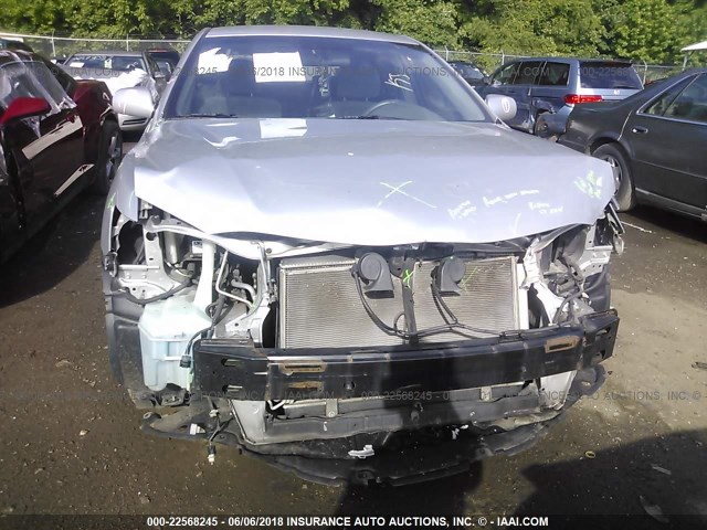 4T1BE46K78U204689 - 2008 TOYOTA CAMRY CE/LE/XLE/SE SILVER photo 6