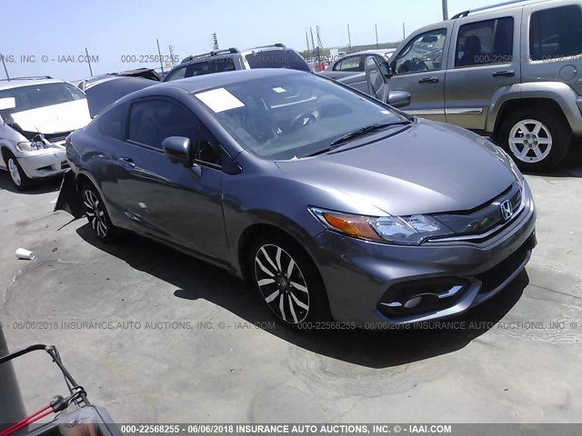 2HGFG3B0XFH521737 - 2015 HONDA CIVIC EXL GRAY photo 1