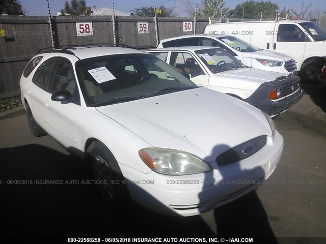 1FAFP58U15A114638 - 2005 FORD TAURUS SE WHITE photo 1