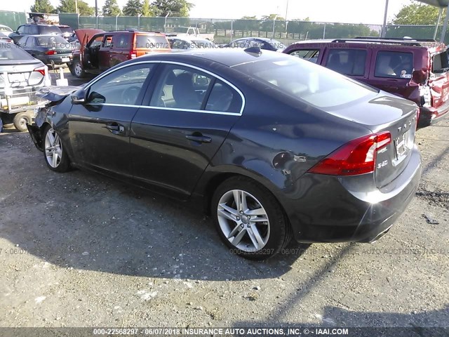 YV126MFK7F1343425 - 2015 VOLVO S60 PREMIER BLACK photo 3